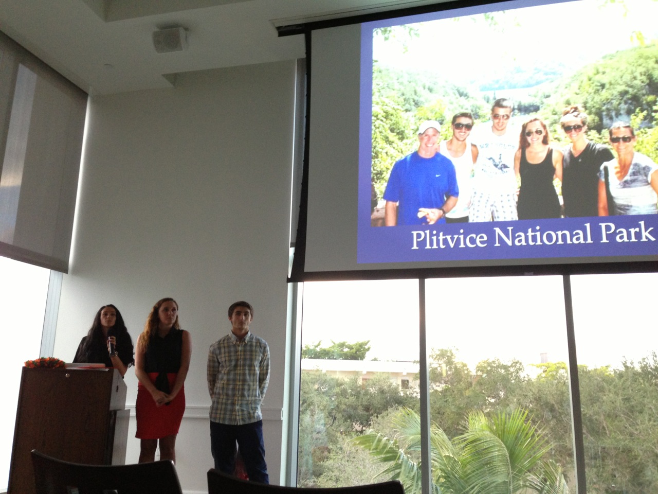 A presentation at the International night 2013